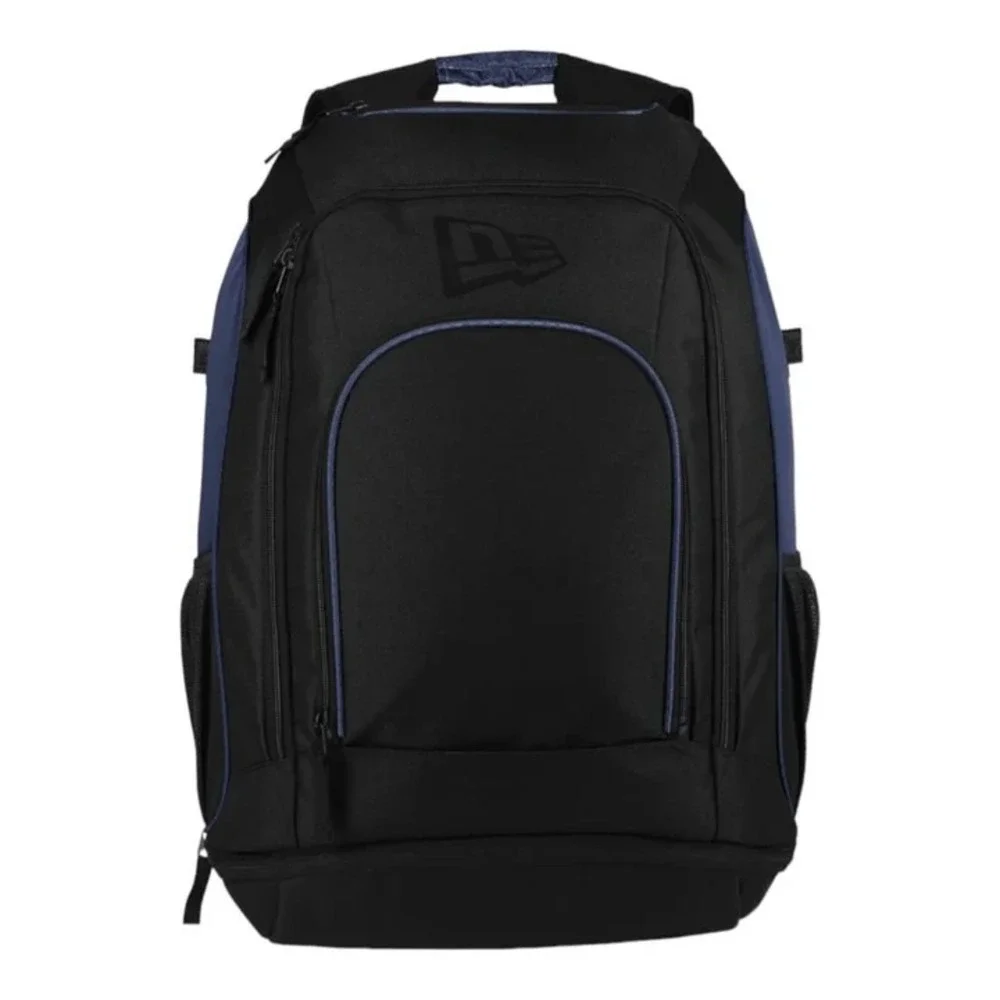 New Era Shutout Backpack Sports Baseball Bat Sleeves‎ Shoe Pocket Black/Navy NEW
